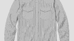 Get Men’s Navy White Pin Stripe Western Yoke Shirt | The Cowboy Legend